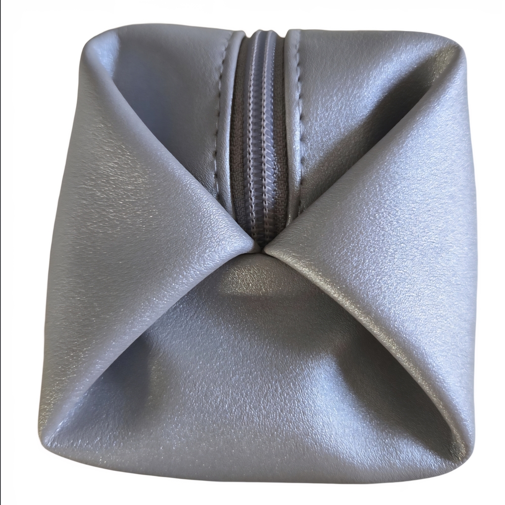 Elegant Silver Cosmetic Bag - Picture 5 of 9